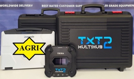 TEXA Tester Profesional pentru Agricultura: TEXA TXT Multihub 2, Laptop Militar Panasonic Cf Series inclus, Licenta activa, IDC6 Software