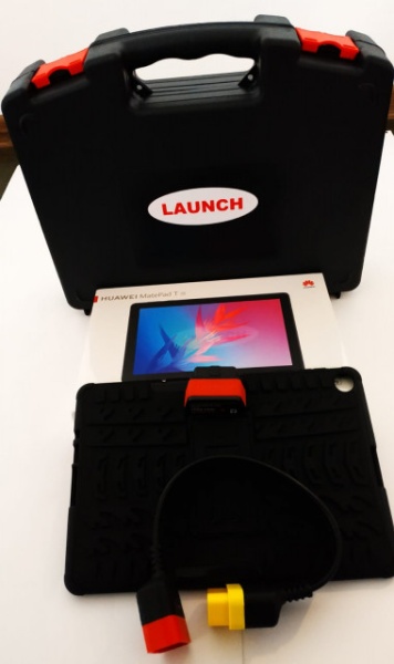 Interfata auto Launch X431 EasyDiag Dbscar Original cu tableta Huawei 10 Inch, Husa Thoughbook - Img 3