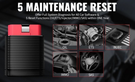 Interfata auto THINKCAR Pro Bluetooth IOS Android full software diagnoza auto, 12 luni update online, 5 functii de reset incluse - Img 5