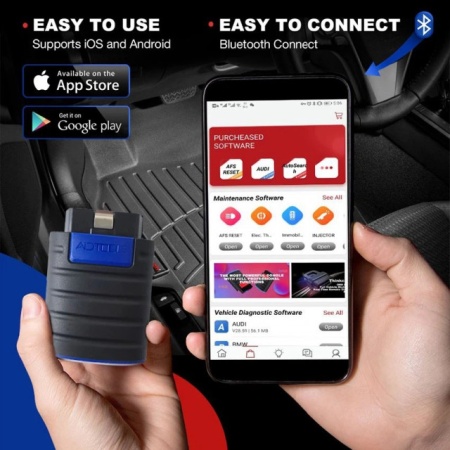 Interfata diagnoza auto Aidtools / Thinkdiag full software Bluetooth toate marcile auto, 12/24 luni update online Thinkdiag Original - Img 6