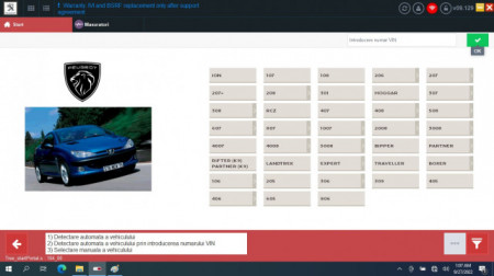Interfata, Tester, Diagnoza Peugeot, Citroen, Opel - Lexia3 PP200