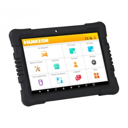 Kit Tester Auto Profesional Camioane &amp; Turisme &amp; Utilaje, Diagnoza All in One, Humzor NexzDAS ND606, Ecran de 9,6 inchi, Android 7.0, acceptă Resetare ulei, TPMS, ABS, SAS, TPS, DPF, EPB, Test baterie, Reglare injector - Img 2