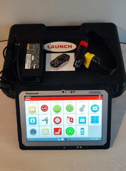 Oferta Kit Tester Diagnoza Auto LAUNCH V+ Easydiag &amp; Tableta Thoughbook Panasonic Cf20 I5, 8/256 Gb, Service Auto: Diagnoza, Programari, Functii Speciale, Program coduri eroare, Distributii, Cupluri strangere, Manopera, Gratuit 12 luni Update Online - Img 3