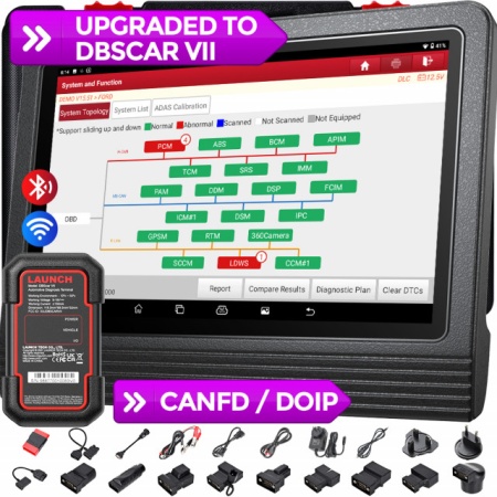 Promotie ! NOUL Launch X431 V+ 5.0 PRO4 Original Wifi/Bluetooth Tableta Toughbook 10.10 inch Tester Auto Profesional Service 2 ani update online, Dbscar7, Canfd, DOIP, Obfcm - Img 4