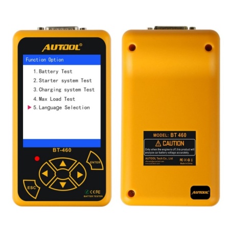 Tester auto baterii, alternator, electromotor AUTOOL BT460 12V / 24V Turisme / Camioane - Img 2