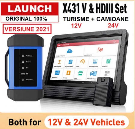 Tester auto multimarca Launch HD3.0 X431 V PRO4 Kit Complet Turisme, Autoutilitare 12V si Camioane 24V - Img 8