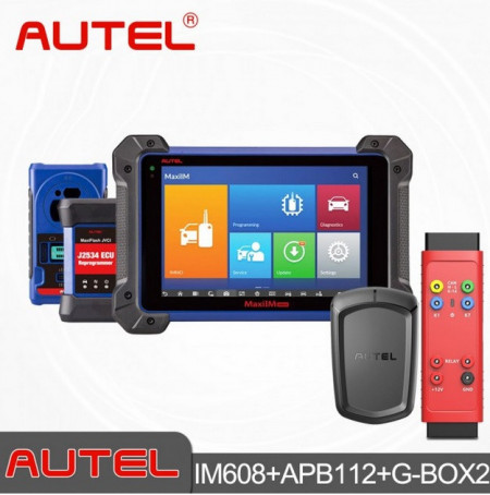 Tester auto Profesional Autel MaxiIM IM608 + APB112 Smart Key Simulator + G-BOX2 Adapter