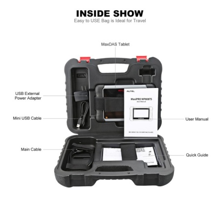Tester auto Profesional Autel MaxiPro MP808TS Model Nou Bluetooth cu functii Ds808+Tpms. - Img 3