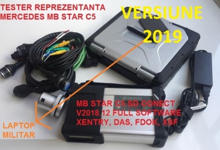 Tester C5 Mercedes Benz MB STAR v.2025 XENTRY SD Connect Compact + Laptop (LIMBA ROMANA) - Img 5