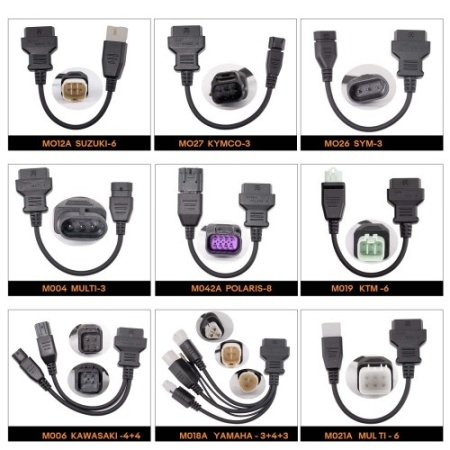 Tester diagnoza motociclete - OBDStar Motomaster, versiunea full MOTO Diag + Marine Diag + E-MOTO Diag + IMMO + Cluster Recalibration + ECU Flasher + Make Key - Img 12