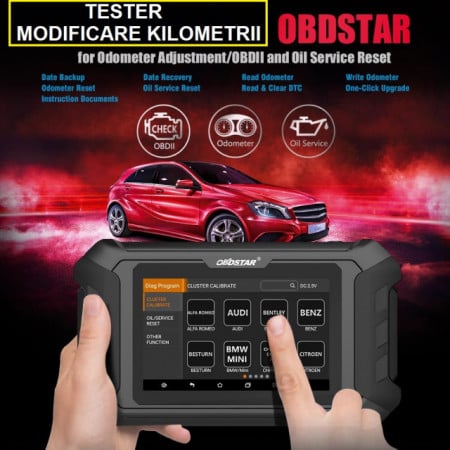 Tester kilometrii ODO MASTER original Obdstar, tableta android 5-inch touchscreen