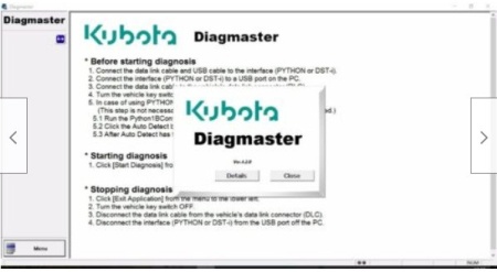 Tester profesional KUBOTA DIAGNOSTIC KIT (DST-i), laptop militar inclus - Img 3