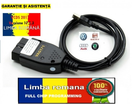 Cablu interfata diagnoza auto gama Vag 18.9 Pro Limba Romana, Maghiara, Engleza, Germana Full Chip Data 100% - Img 4