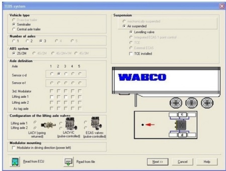 Interfata Wabco WDI 2 Trailer Kit ORIGINAL pentru Remoci, Semiremorci, Camioane, Autobuze - Img 2