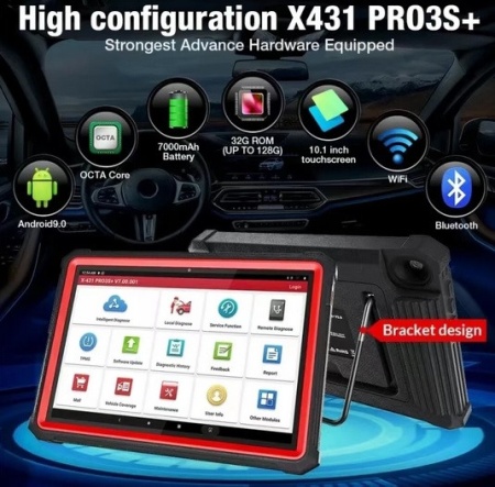 Kit Diagnoza Auto Multimarca Launch X431 Bluetooth V+ Light PRO3S Tableta Originala Launch 10.1 Inch 3/160Gb, Prelungitor Obd2, Cutie Transport, Haynespro ,Workshopdata Online, Soft profesional service auto - Img 8