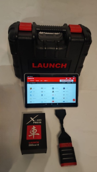 Kit Diagnoza Auto Multimarca Launch X431 Bluetooth V+ Light Tableta Octa-Core, 9" HD IPS, 3GB RAM, 32GB, Cutie Antisoc Originala Launch, Prelungitor Launch, Husa tableta, Soft profesional service auto - Img 8
