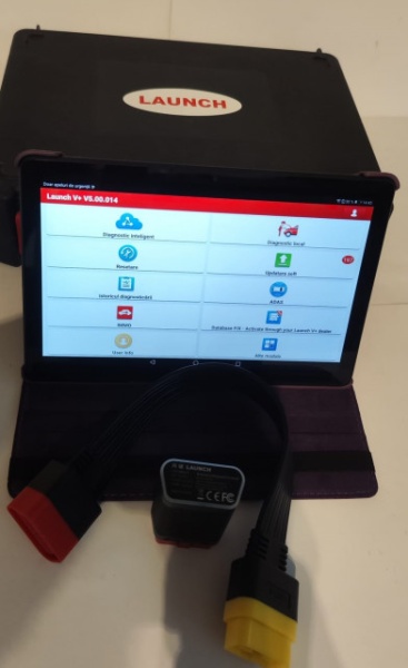 Kit Interfata auto Launch X431 Easydiag Dbscar6/DS402 + Tableta Android 10.1 inch pentru Turisme + Autoutilitare 12V, Limba Romana, OBFCM activ, CANFD, Adas, Immo, Launch Database HaynesPro - Img 7