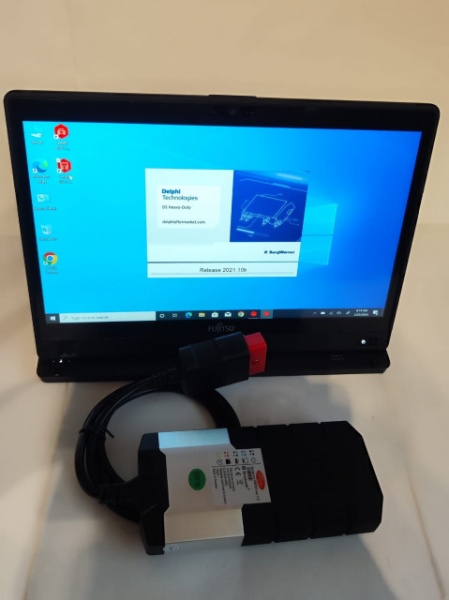 Kit Tester Auto Profesional Multimarca Turisme &amp; Camioane in limba Romana cu Laptop/Tableta Fujitsu T939, bluetooth 5.0, full activat diagnoza, programari, functii speciale - Img 2