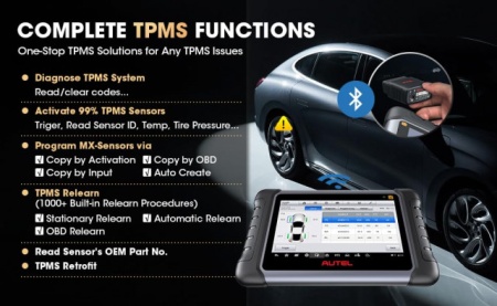 Noul Autel MaxiPRO MP808S-TS cu Tableta 4/64GB Tester Diagnoza auto Profesional original - Update ONLINE 2 ANI, TPMS/EOBD/OBFCM ACTIV - Img 5