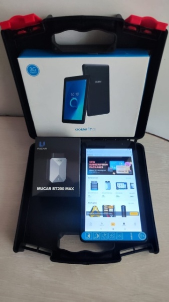 Promotie 699 lei ! Kit Interfata auto Diagnoză Mucar BT200 Max + Tableta Android, Cutie Transport, 15+ funcții de resetare cu licenta si update pe viață, Can FD, DOIP, FCA, Interfata originala - Img 10