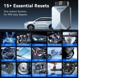 Promotie ! Interfata auto Diagnoză Mucar BT200 Max, 15+ funcții de resetare cu licenta si update pe viață, Can FD, DOIP, FCA - Img 2