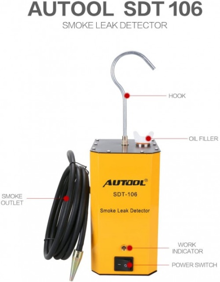 Promotie Tester auto Autool SDT106 Detectie scurgere fum turisme si camioane - Img 5