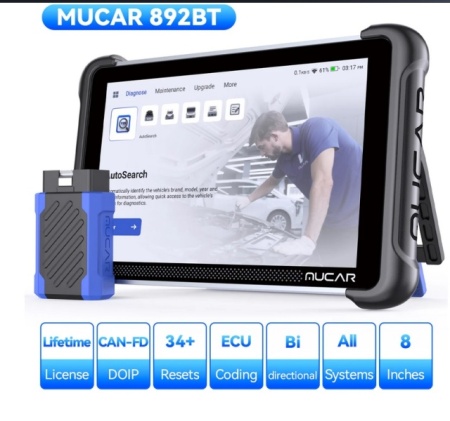 Tester auto profesional THINKCAR THINKSCAN 892BT 4/64GB, 1000 Masini, Diagnoza auto BIDIRECTIONALA in Romana, DOIP, CAN FD, UPDATE Gratuit pe viață, Programari ECU, 34 Functii Speciale active, Functii Ghidate active