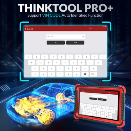 Tester auto profesional Thinkcar Thinktool Pros+ OBD2 tableta 10.1 inch inclusa - Img 4