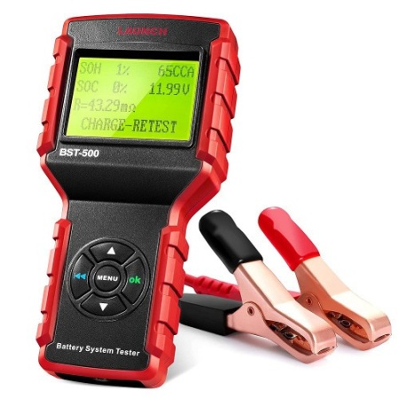 Tester de baterii auto launch x431 Bst 500 bluetooth alternator, electromotor auto 12V 24V 100-2000CCA - Img 2