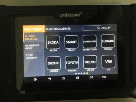 Tester kilometrii ODO MASTER original Obdstar Odomaster, tableta android 5-inch touchscreen - Img 6