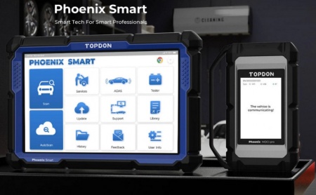 TOPDON Phoenix Smart tableta 4/128Gb, 10.1 inch, Tester Auto Profesional Wireless, control bidirecțional, codare ECU, diagnosticare completa a sistemelor, multiple servicii de resetare, OBFCM, Doip + CanFD, Functii Ghidate, Update gratuit online 2 ani - Img 7
