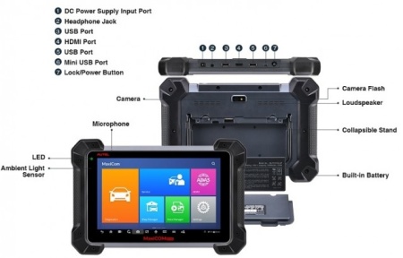 VIP Top Autel Maxicom Mk908p cu J2534 ECU - Tester Auto Profesional Universal Diagnoza, Programare, Codare (EU MS908 PRO S) - Img 2