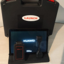 Kit Tester Auto Launch X431 Dbscar5 DS201 + Tableta Huawei 10.1' update la zi, Husa Thoughbook, Prelungitor OBD2, Cutie Transport, Uz profesional / Service Auto Multimarca