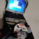 Kit Tester Auto Profesional Turisme & Camioane in limba Romana cu Laptop/Tableta Panasonic CF19 Thoughbook, bluetooth 5.0, full activat si gata de utilizare 12/24V