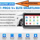 LAUNCH X431 PRO3 V+ Elite 2 Ani Update, 4/64GB, Tableta 10.1 Inch 6300Ah, CAN FD, Smartlink C J2534 Programator ECU, update soft HD Camioane la cerere