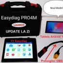 Noul Kit Launch Easydiag PRO4M Tableta Android 10.1" Tester Auto Profesional Multimarca Turisme & Autoutilitare Update la Zi, Limba Romana, 37 Functii Speciale Active Service Auto