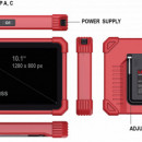 Original Launch X431 EURO TURBO II Versiunea PREMIUM 4/128GB Wifi/Bluetooth Tableta 10.10 inch Tester Auto Profesional Service/ITP Compatibil Licenta OBFCM