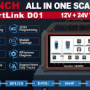 Promotie 3 ani Update Online: LAUNCH X431 SmartSafe iSmartLink D01 4/128 Gb, 10.1 Inch, Tester Auto Multimarca Profesional Turisme+Camioane, DoiP și FD CAN, ADAS + Programarea IMMO, Codari Online + Offline Active