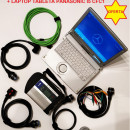STAR COMPACT C4 SD Connect Pro + Laptop I5 Tester auto profesional Service Mercedes in Limba Romana up-date la zi, turisme, autoutilitare, camioane 12/24V