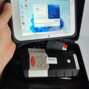 Kit Tester Auto Profesional Multimarca Turisme & Camioane + Tableta Panasonic 4GB/128GB SSD in limba Romana, bluetooth 5.0, full activat diagnoza, programari, functii speciale Service Auto