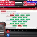 Noul Launch X431 V+ PRO 5.0 V.2027 Wifi/Bluetooth Tableta Toughbook 10.1'' Tester Auto Profesional utlizare in Service Auto, Limba Romana, 37 Functii Speciale Active