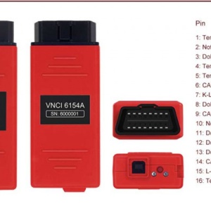 Full CHIP Tester reprezentata VW/AUDI/SEAT/SKODA VNCI 6154A CANFD/DOIP bluetooth profesional 1:1 OEM - functioneaza cu ODIS - Img 3
