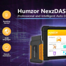Kit Tester Auto Profesional Camioane & Turisme & Utilaje, Diagnoza All in One, Humzor NexzDAS ND606, Ecran de 9,6 inchi, Android 7.0, acceptă Resetare ulei, TPMS, ABS, SAS, TPS, DPF, EPB, Test baterie, Reglare injector