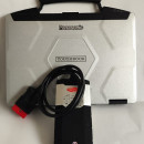 Kit Tester Auto Profesional Multimarca Turisme & Camioane in limba Romana cu Laptop militar Panasonic Cf54, bluetooth 5.0, full activat diagnoza, programari, functii speciale