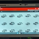 Promotie ! Kit Tester Diagnoza Auto Multimarca Launch X43X-Diag + Tableta 4G Panasonic 8/256 Gb Ecran Touchscreen 10.1 Inch, 47 Functii Speciale Active, CAN FD, OBFCM, Limba ROMANA