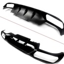 Difuzor Bara Spate AMG cu Ornamente Evacuare Mercedes E-Class W213 (2016-2020) Versiune Standard, Design negru, Inox, Best Quality