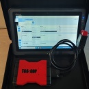 Kit Tester auto 3in1 Multimarca Turisme+Autoutilitare+Camioane, Tableta Getac F110 Touchscreen 11.6 Inch in Limba Romana, Full Activat TCS