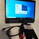 Kit Tester Auto Profesional Multimarca Turisme & Camioane in limba Romana cu Laptop/Tableta Fujitsu T939, bluetooth 5.0, full activat diagnoza, programari, functii speciale