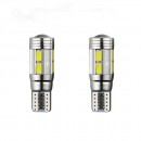 Leduri auto canbus cu lupa model T10 W5W 10 led-uri SMD 5630