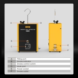 Promotie Tester auto Autool SDT50 Detectie scurgere fum turisme si camioane, aparat de diagnosticare prin utilizarea fumului - Img 10